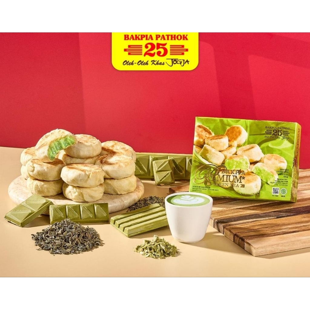BAKPIA PATOK25 PREMIUM RASA MATCHA