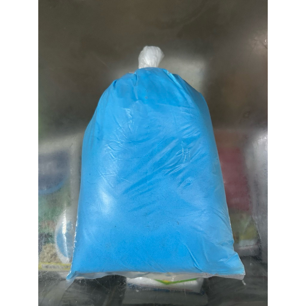 (HALUS) Terusi / Copper Sulphate / CU Kemasan Re pack 1 KG untuk Pembiru air kolam renang/Anti Lumut