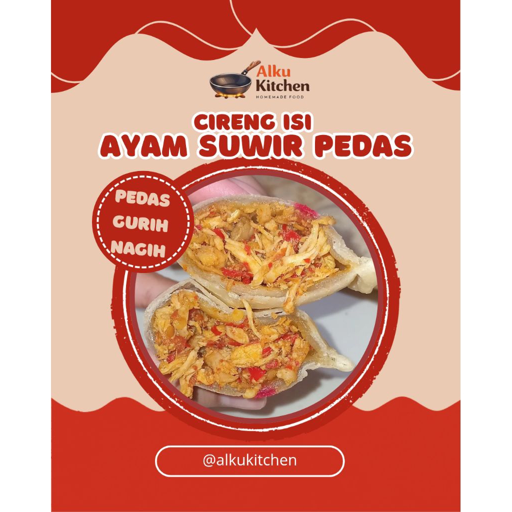Cireng Kuah Keju AyamOri + Cireng isi Keju + Cireng isi Ayam Pedas