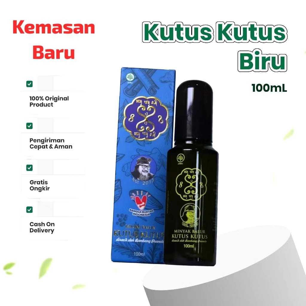 Minyak Balur Kutus Kutus 100ml | 100% Original | minyak pijat berkhasiat