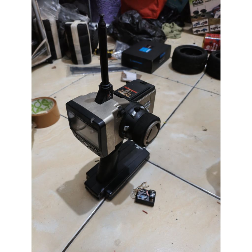 remote transmitter futaba 3pk masih FM module masih original
