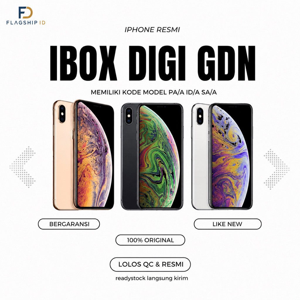 FLAGSHIP ID Ip Xs max 64 gb 256 gb IBOX