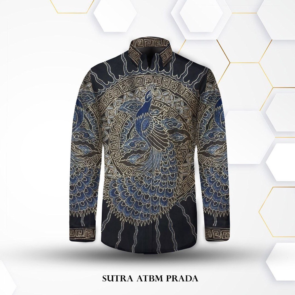 bahan batik tulis kemeja sutra atbm baron prada