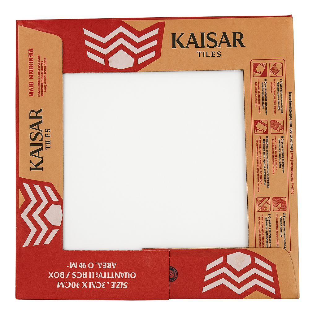 Keramik Kaisar 30x30 Putih Polos 1 Dus untuk 1 Meter Persegi