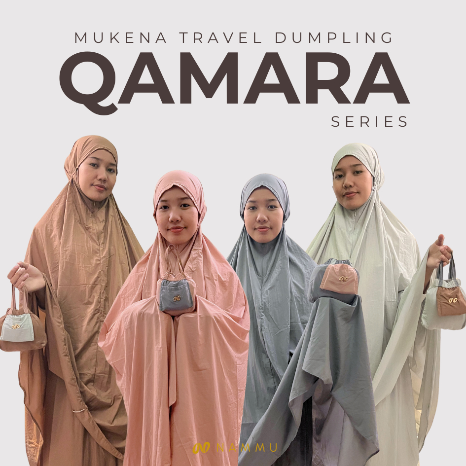 Mukena Travel Bentuk Dumpling - QAMARA SERIES - Nammu