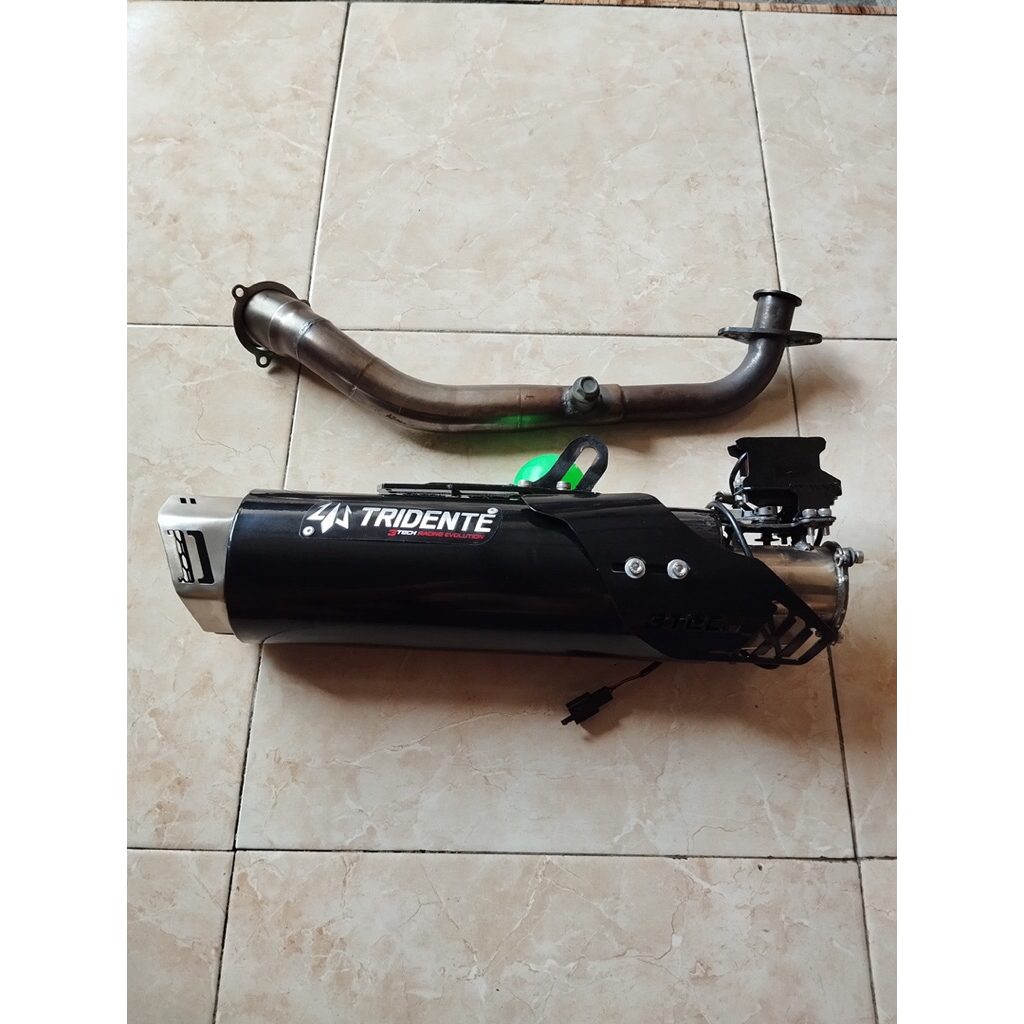 Knalpot Ori Tridente 3 Suara F19 Eva fullsystem