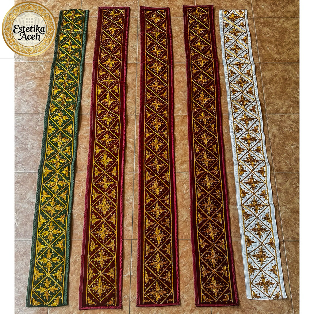 KASAP KAKI TANGGA PELAMINAN ACEH/DEKORASI PELAMINAN ACEH