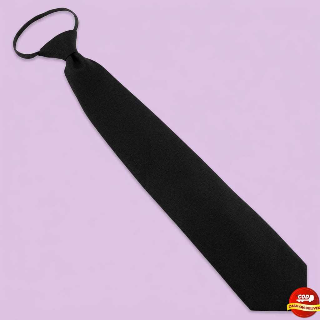 Dasi Hitam Polos/Dasi Ospek/Dasi Kerja Polosan Hitam