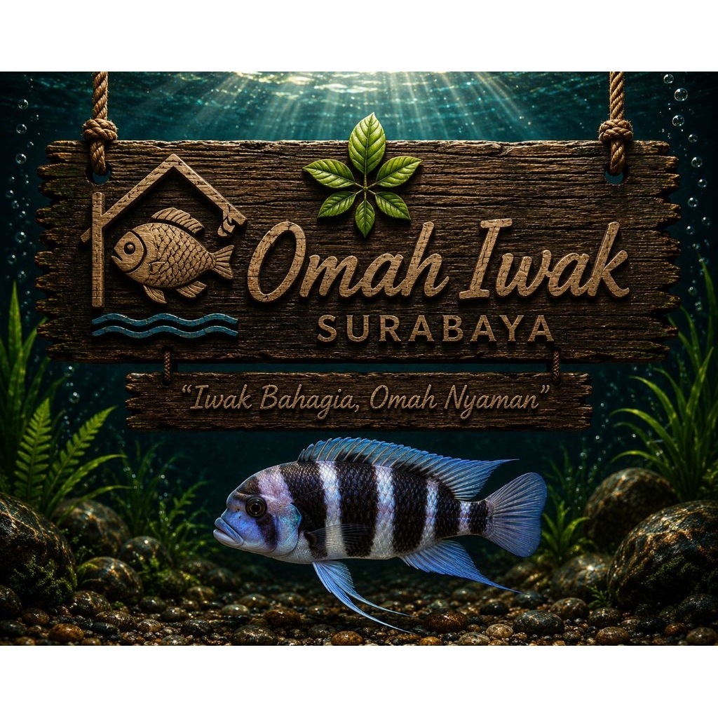 Frontosa Burundi (Sticker Ikan)