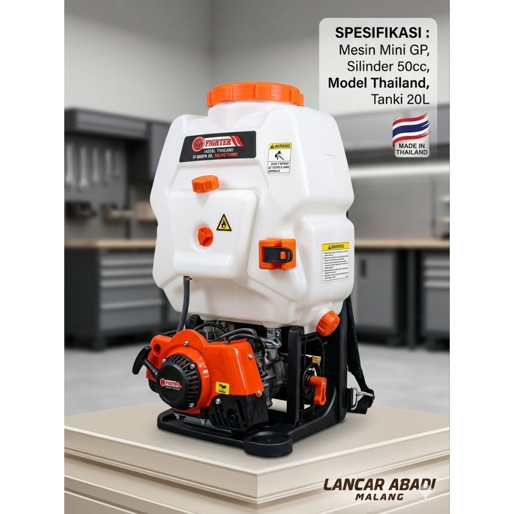 SPRAYER MESIN 2 TAK/Fighter sprayer 50 cc/knapsack sprayer mesin 50 cc/semprotan mesin 50 cc/Fighter