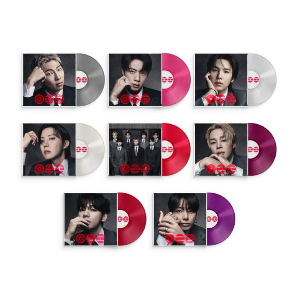 [DP PRE ORDER WAJIB BACA DESKRIPSI PRODUK]  ALBUM BTS ARIRANG STANDARD VINYL GROUP RED, RM SILVER, J