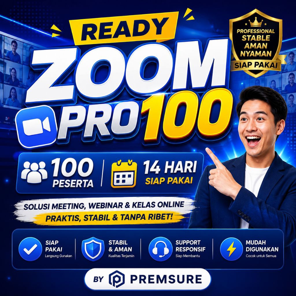 New Zoom Premium 100 Peserta 14 Hari By Premsure