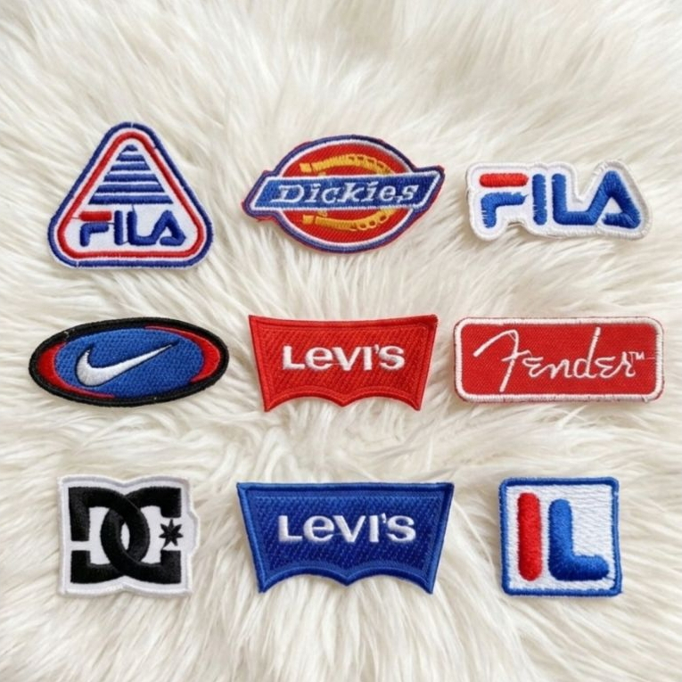 Patch Bordir brand,logo bordir/, emblem bordir komputer berkualitas