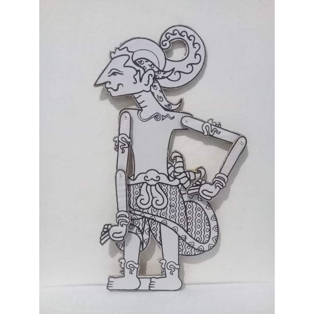 Wayang Kardus Nakula/Sadewa