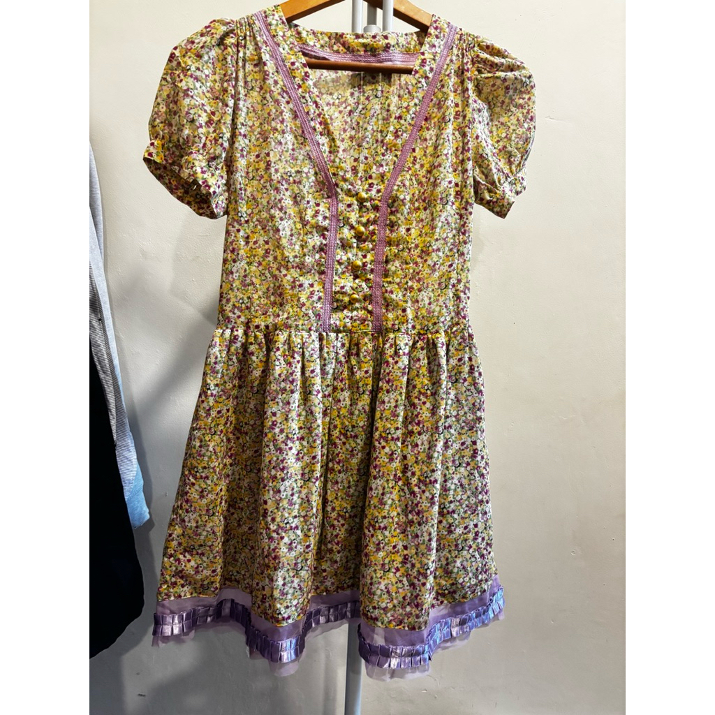 floral vintage dress