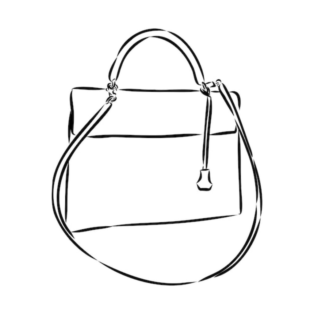 TAS HANDLE SELEMPANG WANITA - KLUNY WITH BOX MAGNET