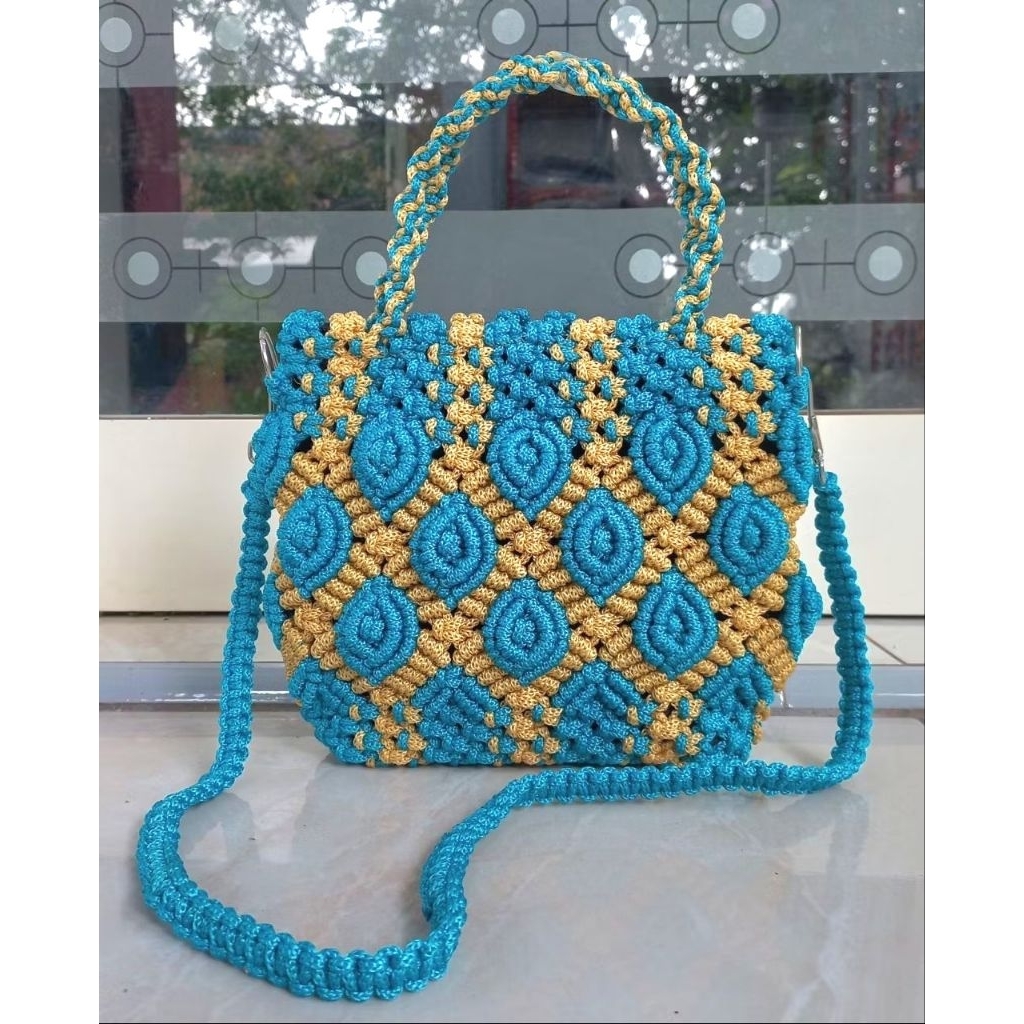 Tas Tali Kur Slempang Motif Kerang Mewah Model Terbaru Kekinian Ukuran Besar Muat HP dan Dompet Wani