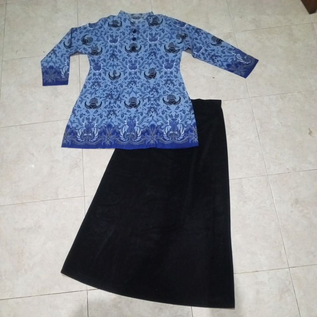 HARGA SATUAN / seragam korpri / seragam PNS / seragam kerja / rok hitam / sok span