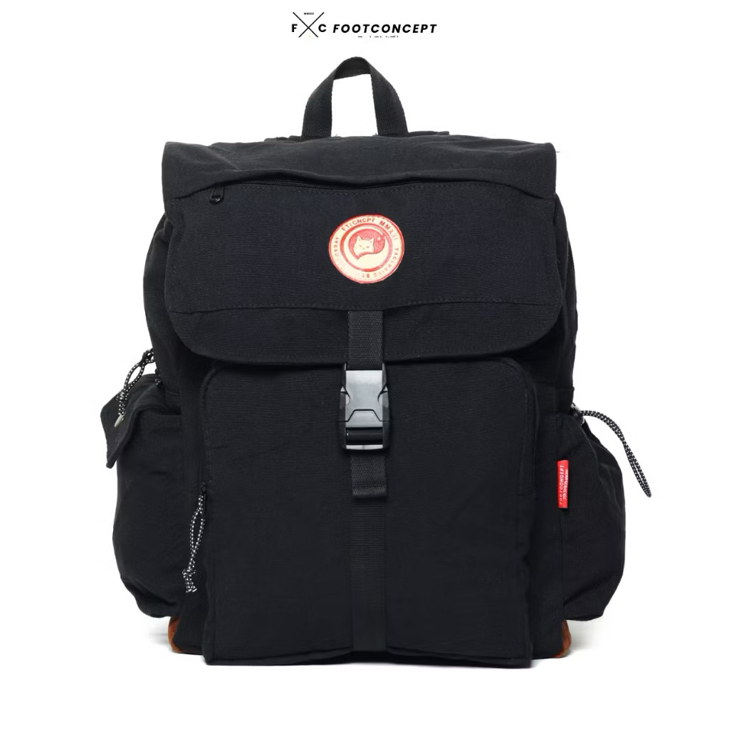 TAS RANSEL KANVAS UNISEX TAS GENDONG CITYCLAS RANSEL MOTIF NEW STYLE SERIES (New Era)