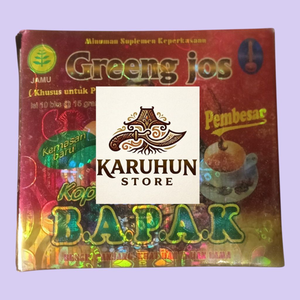 Herbal KopiGreengJosBapak 1 Box Isi 10 Pcs