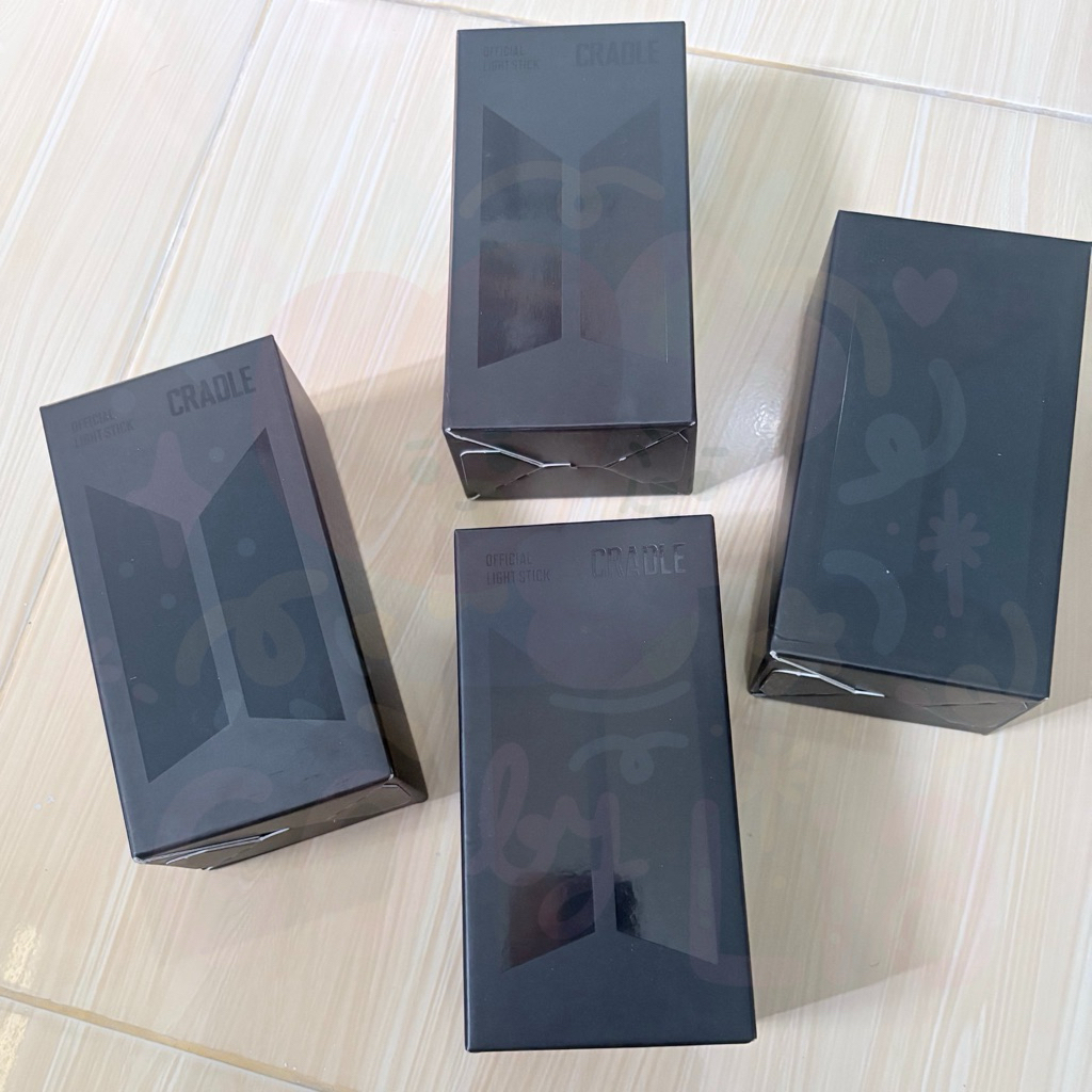 (READY STOCK) ARMY BOMB VER 4 CRADLE LIGHTSTICK BTS OFFICIAL