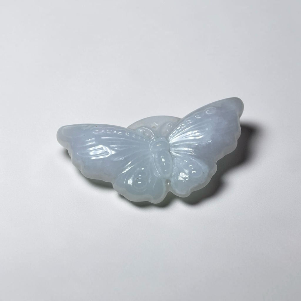 [Certified] - Butterfly Jade Pendant Natural Jadeite Jade Type A