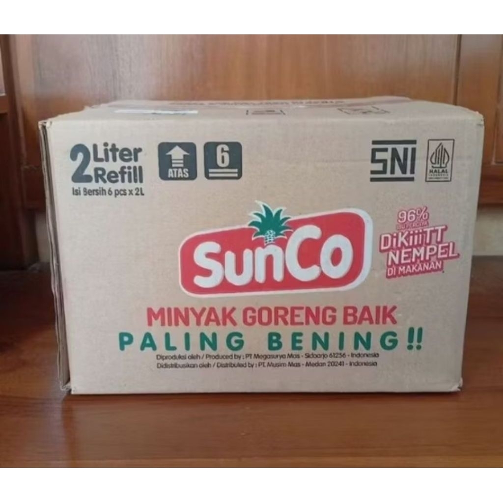 SUNCO 2LITER 1DOS MINYAK GORENG PALING JERNIH