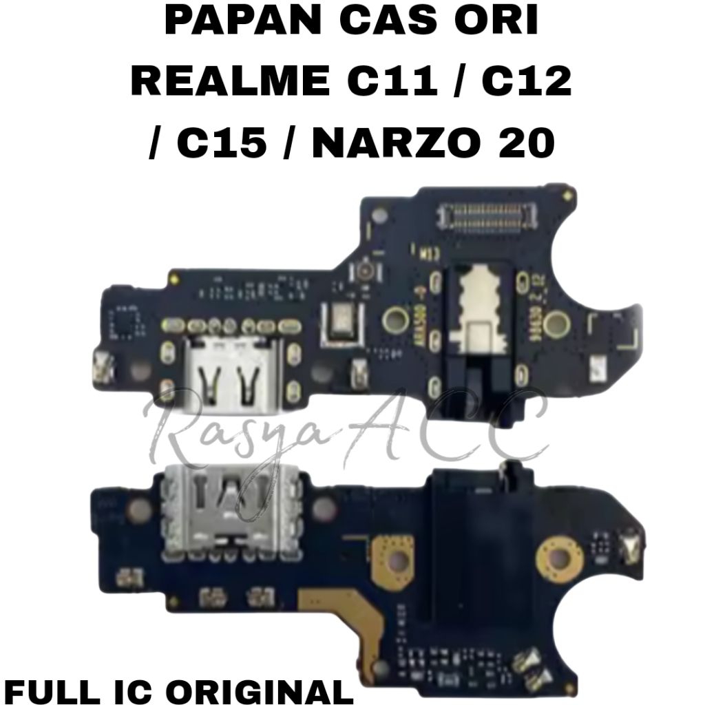 CONECTOR CAS ORI PAPAN CAS PCB CAS REALME C11 / C12 / C15 / NARZO 20