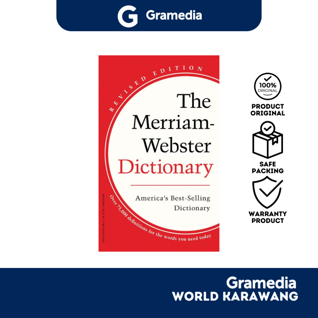 Gramedia Karawang - Buku Referensi - The Merriam-Webster Dictionary - Merriam-Webster  - Hard Cover 
