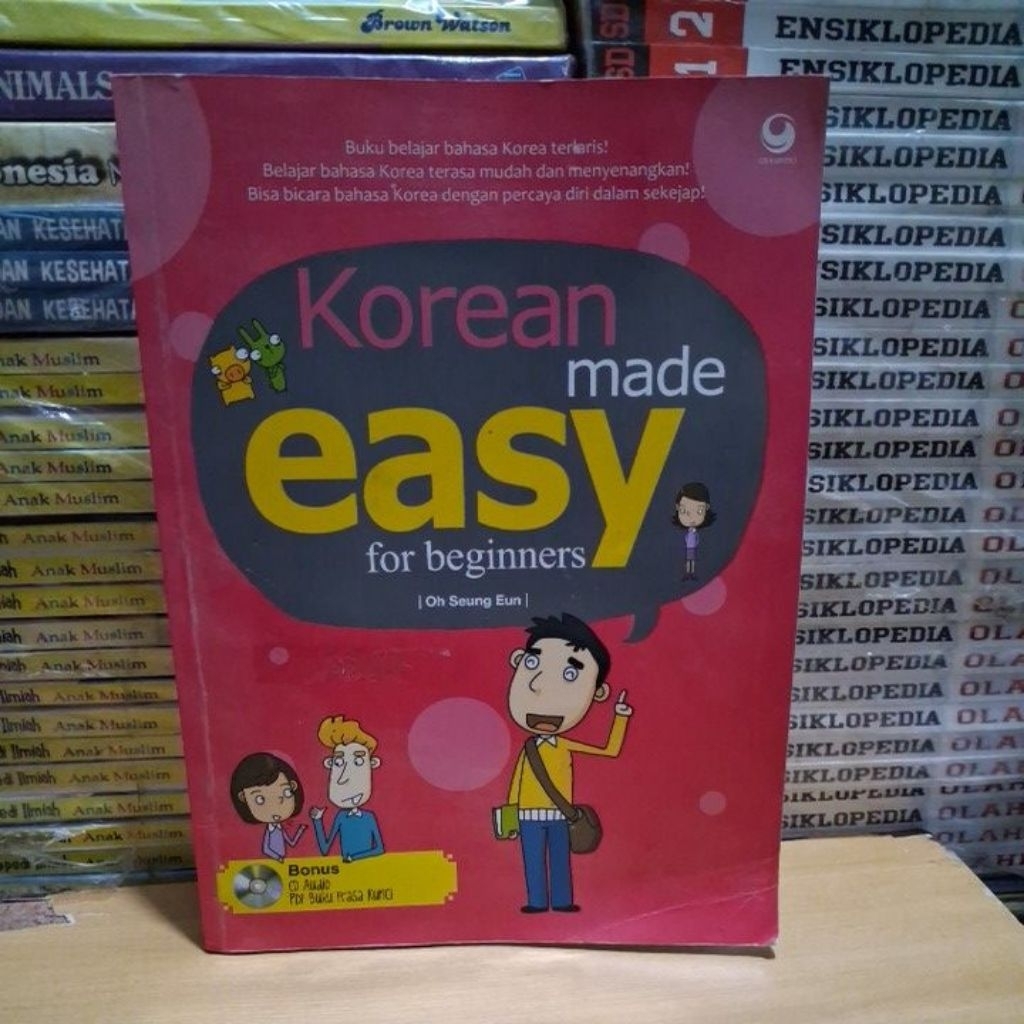 Buku Original Korean made easy for beginners oh Seung Eun GRASINDO
