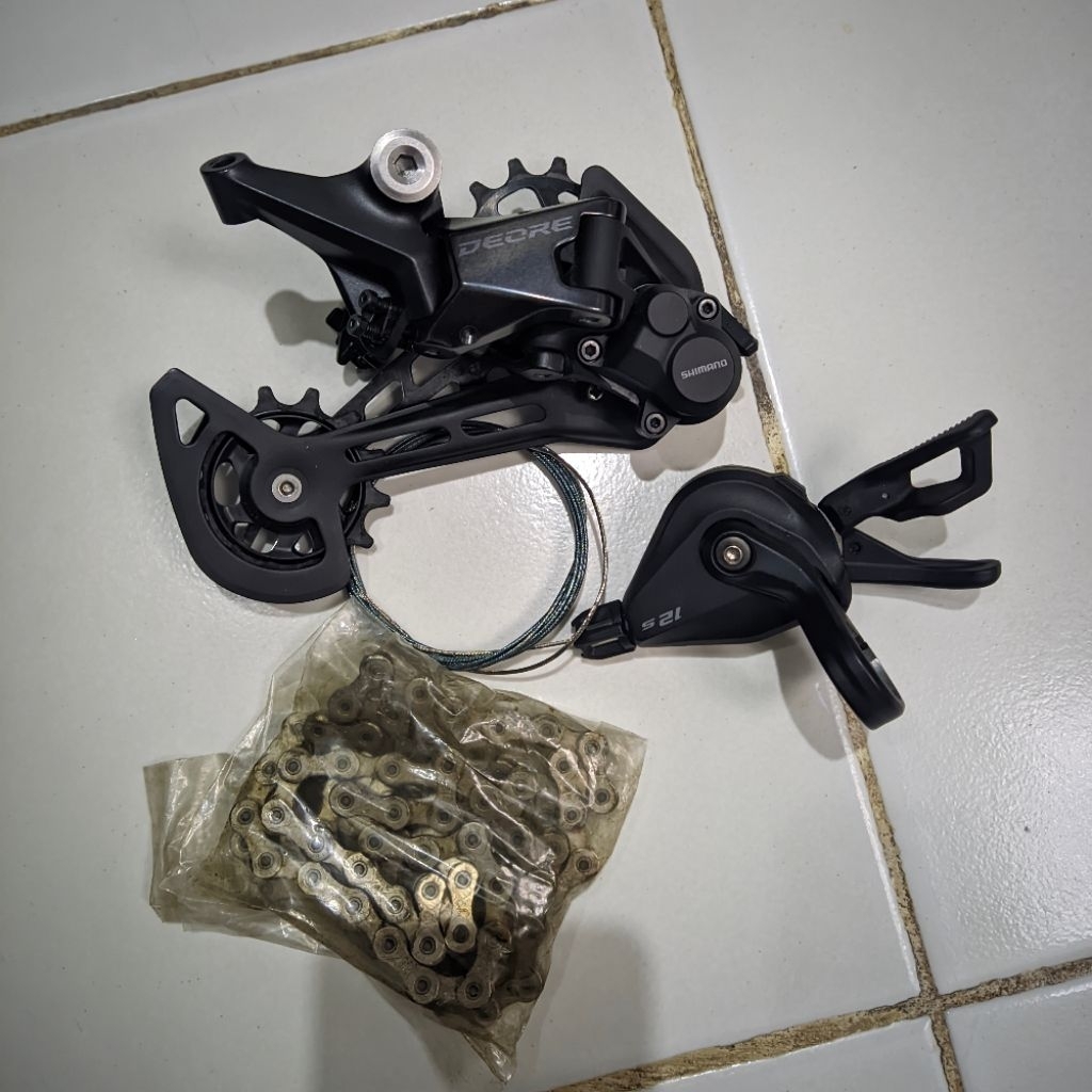 rd shifter rantai 12 speed shimano deore m6100 sgs japan