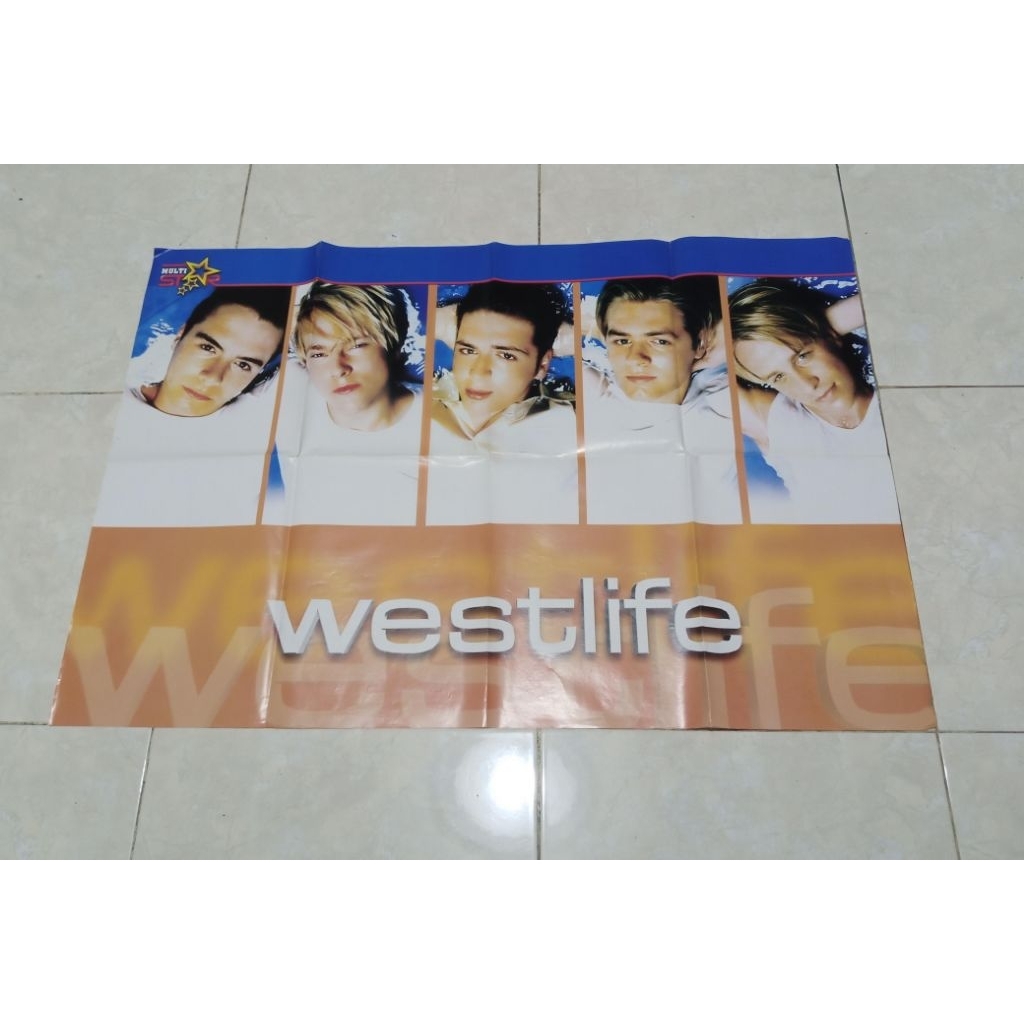 Poster westlife take all 5 poster dan  1 poster jumbo
