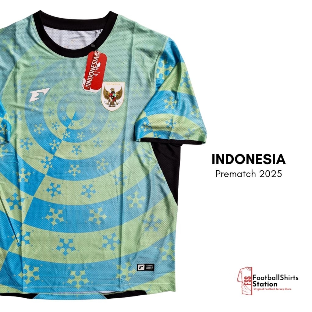 Jersey Timnas Indonesia Prematch 2025 Size XXXL Original Erspo