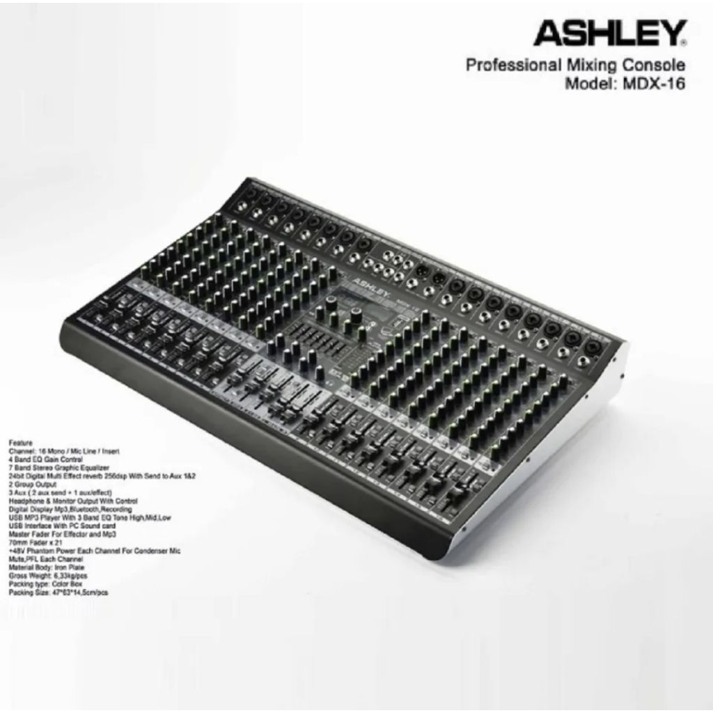 Mixer Ashley MDX 16 Mixer Ashley