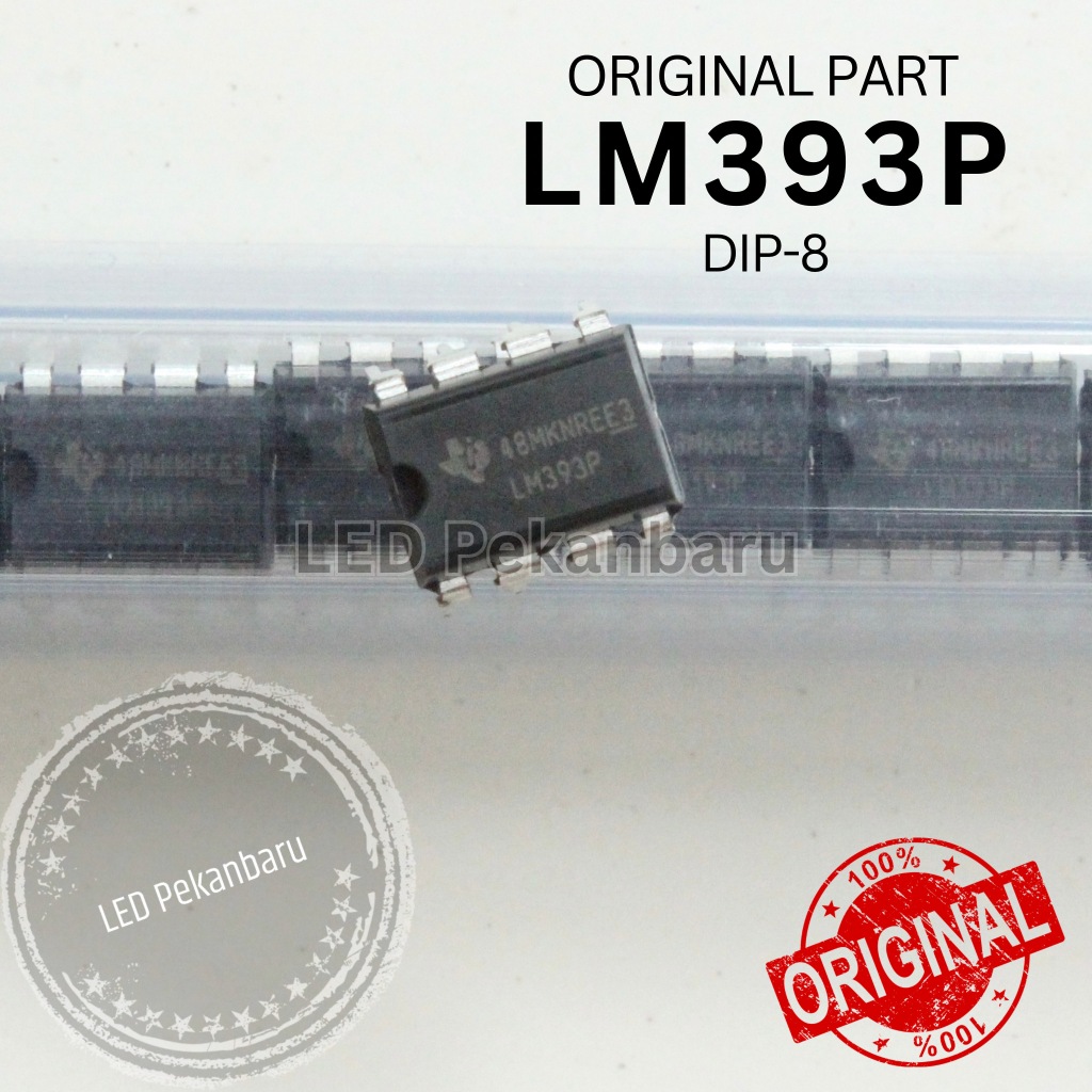 ORIGINAL IC LM393 393 LM393N LM393P DUAL DIFFERENTIAL COMPARATORS DIP-8