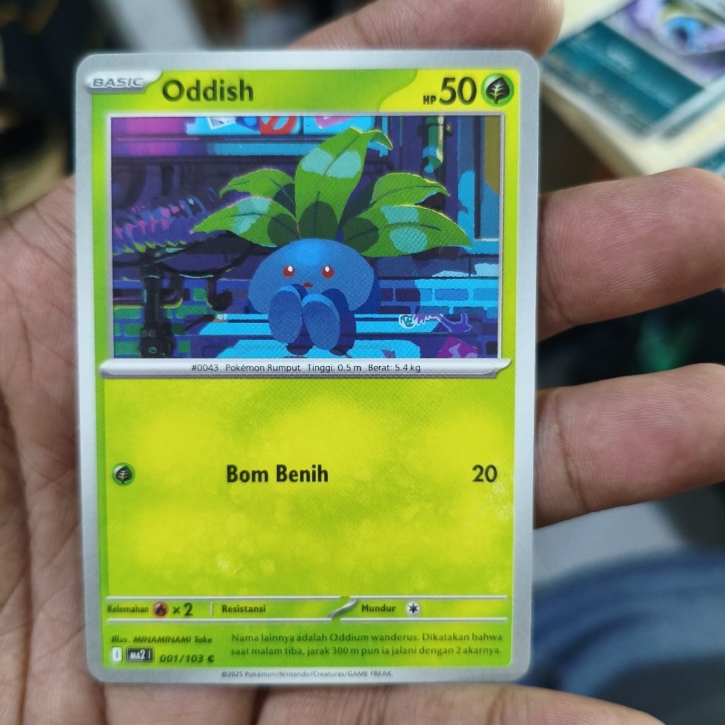 oddish tcg pokemon / kartu pokemon