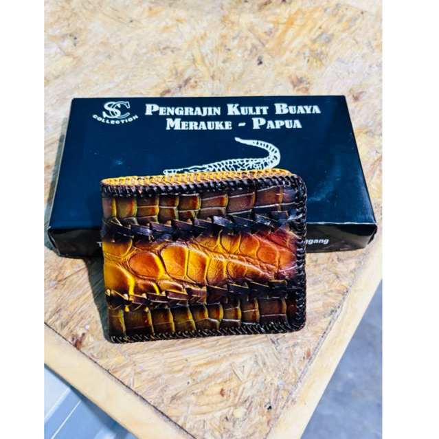 Dompet buaya asli merauke papua New