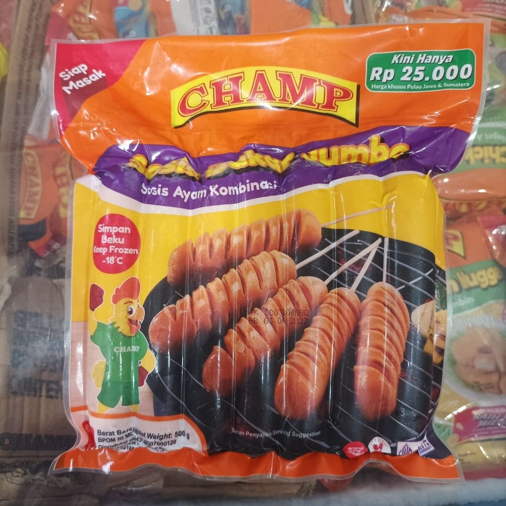 champ sosis bakar jumbo 500gr