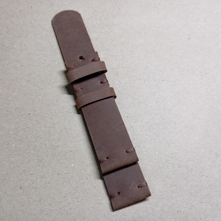strap jam kulit asli vintage 20mm