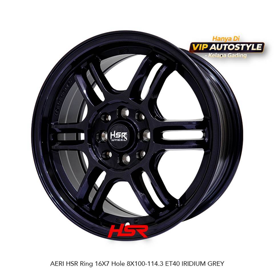 VELG MOBIL RACING 16 BYD ATTO 1, YARIS, BRIO | HSR ORIGINAL AERI R16X7 4X100-4X114,3 | TOKO VELG SUN