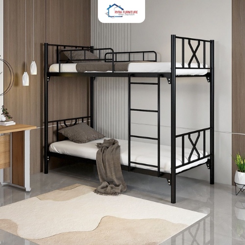 SIANTANO - RJS 01 / RANJANG SUSUN BESI 2 TINGKAT/DIVAN BESI SUSUN TINGKAT/BUNKBED KUAT DAN KOKOH