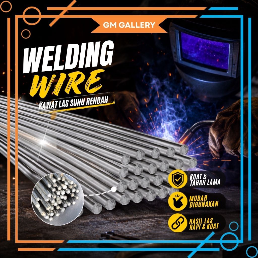 [GMGallery] Kawat Las Aluminium Temperatur Suhu Rendah Awet Praktis - Batang Las Alloy Super Kuat