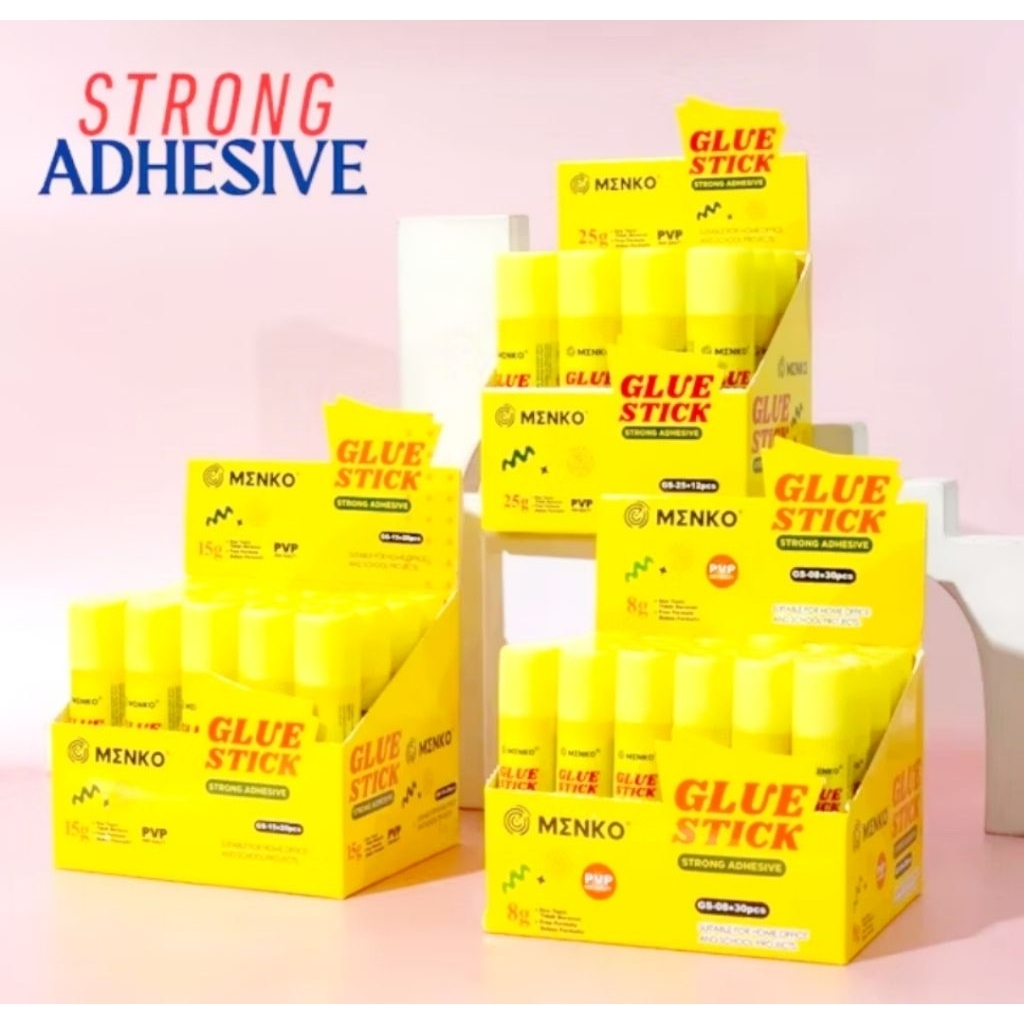 Menko - (GROSIR) Glue Stick Kertas / Lem Stik Untuk Kertas