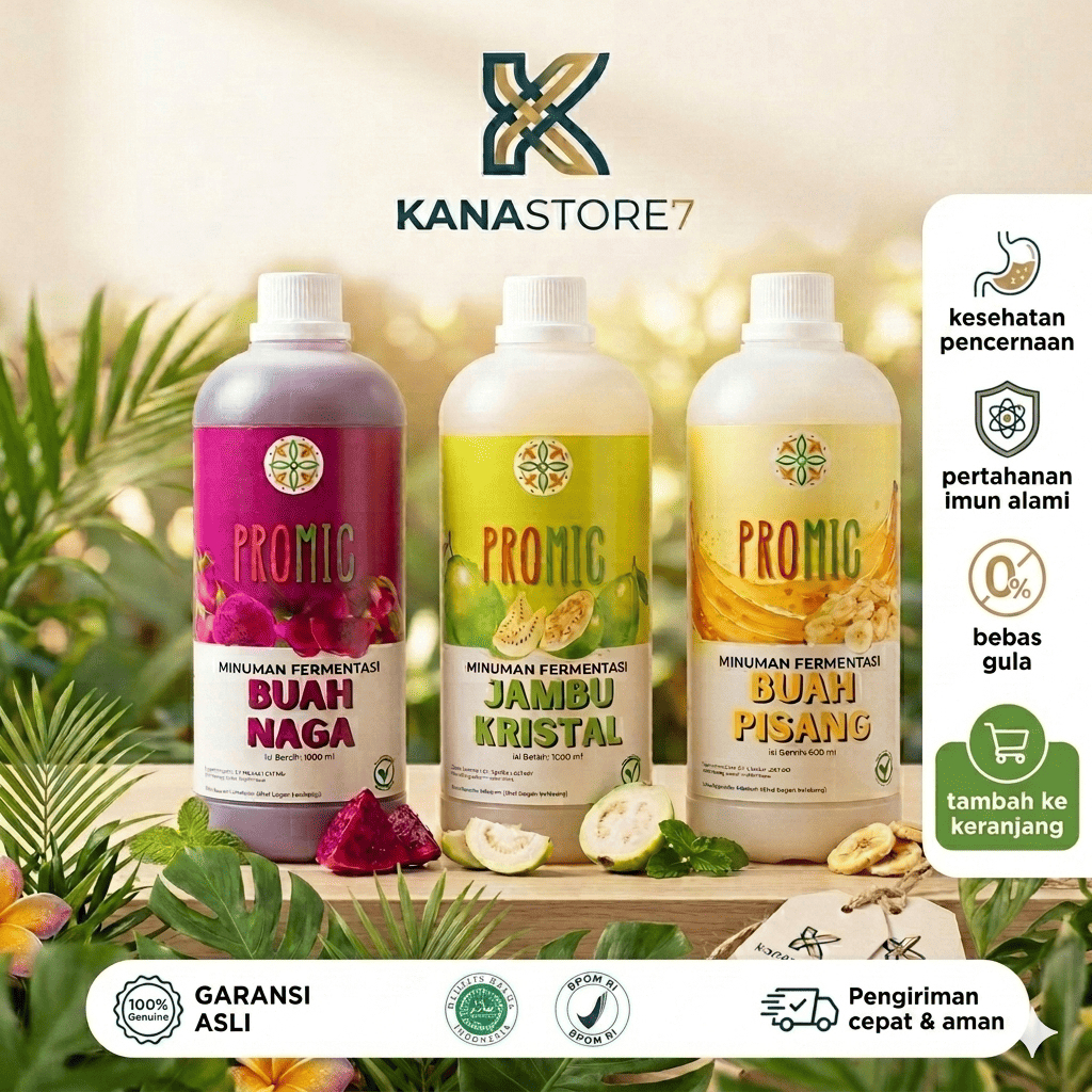 Starter / Biang Probiotik Microbs / Promic Jambu Kristal, Buah Naga & Buah Pisang / Minuman Probioti