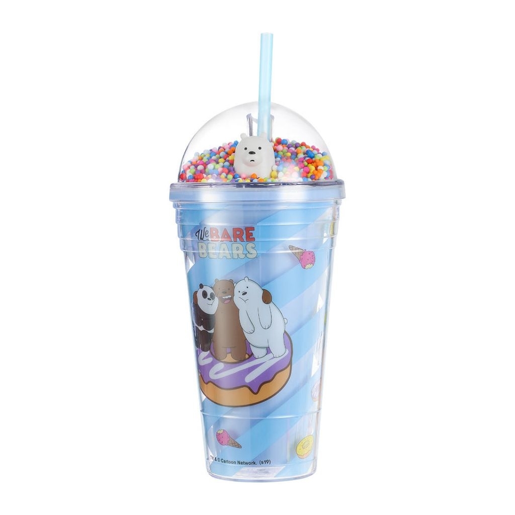 Miniso We Bare Bears Tumbler plastic 480ml / botol minum Tumbler plastik