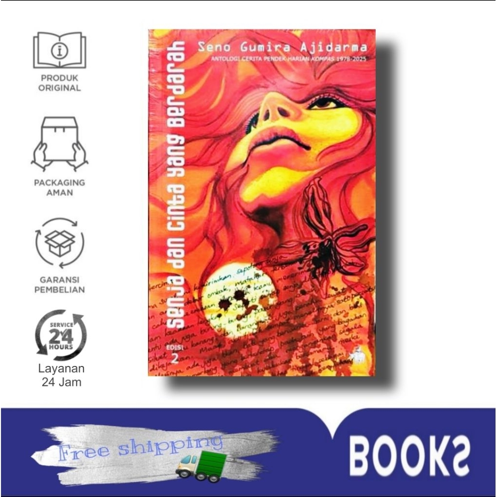 Buku Senja dan Cinta yang berdarah edisi kedua seno gumirah ajidarma