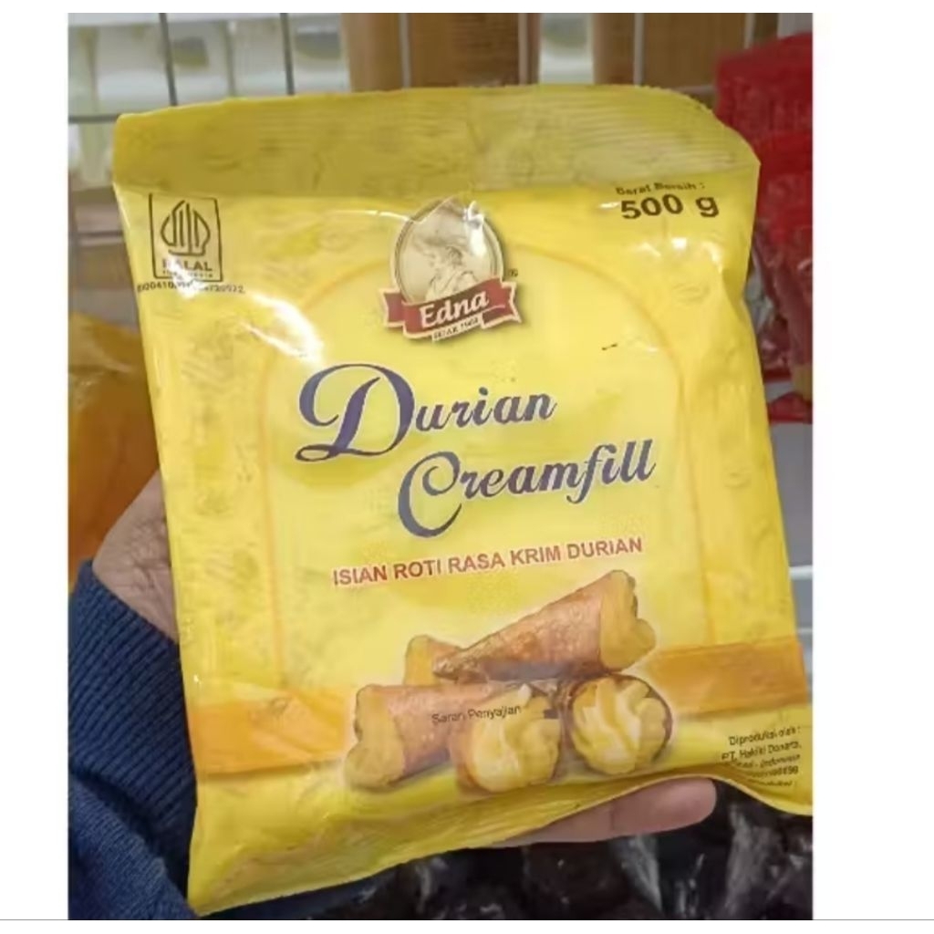 Selai Durian Donny Edna 500gr - Isian Roti Manis & Lembut
