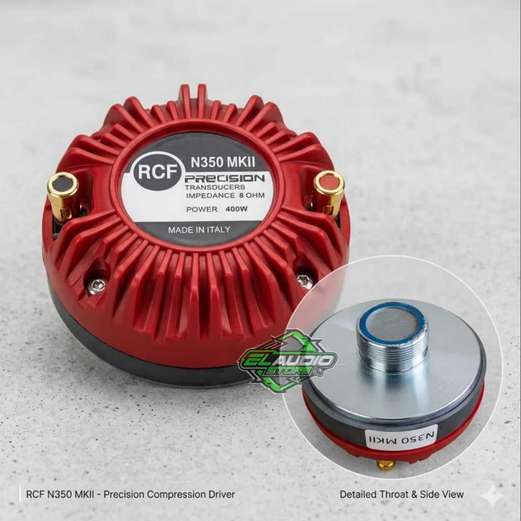 Driver Tweeter RCF N-350 / Twiteer RCF N350 MKII Red Edition Ori