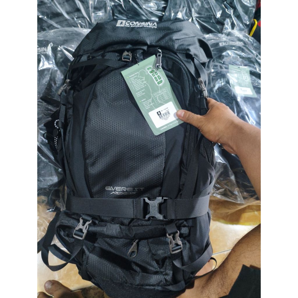 consina everest 60liter consina ferata 55l baru generasi 3 th 25 free raincoverbag