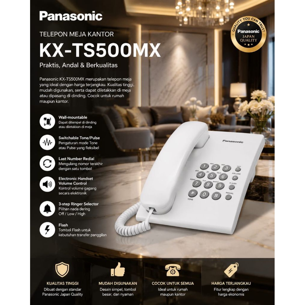 telpon Panasonic KX-TS5000MX